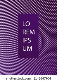 Vector printed cover template with abstract colorful shapes. Trendy neon color lines and hexagons in a modern material design style. Geometric lines on a dark background.
