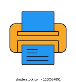 
vector printer icon 