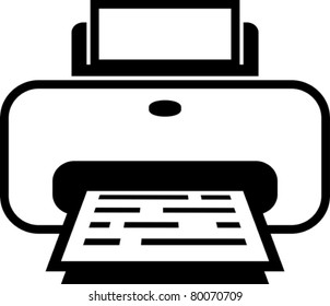 Vector printer icon