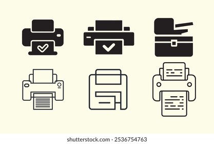 ícone de impressora de vetor, impressora vetor, xerox, fotocópia, impressora de computador, fax