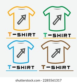 Vector printing house logo, printing on T-shirts