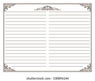 vector printing paper note paper page stock vector royalty free 530896144