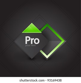 Vector pro business abstract template