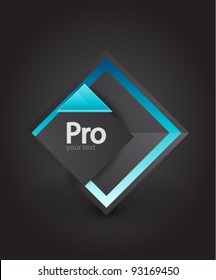 Vector pro business abstract template