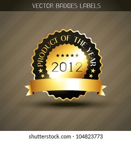 vector product of the year golden label