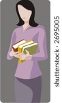 Vector profession series. Librarian. Check my portfolio for much more of this series as well as thousands of similar and other great vector items.