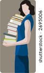 Vector profession series. Librarian. Check my portfolio for much more of this series as well as thousands of similar and other great vector items.
