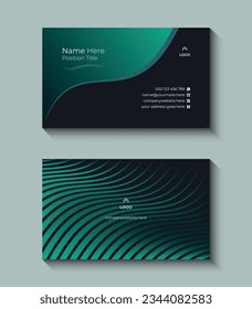 vector professional business card design template