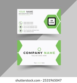 Vector professional business card design template