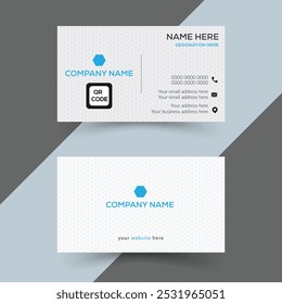 Vector professional business card design template