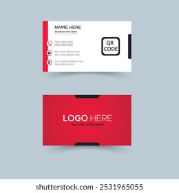 Vector professional business card design template