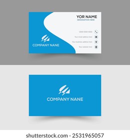 Vector professional business card design template