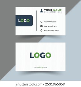 Vector professional business card design template