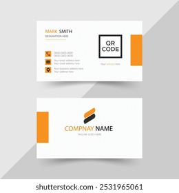 Vector professional business card design template