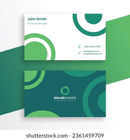Design der professionellen Visitenkarten-Vektorgrafik