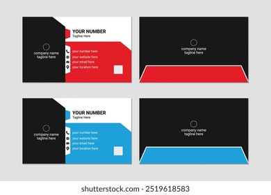 Vector professional business card for your Identity card