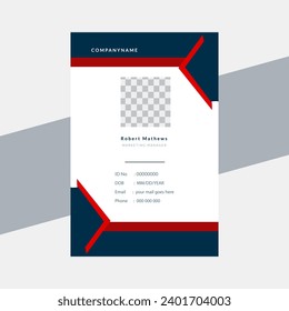 vector professional corporate id card design
