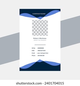 vector professional corporate id card design