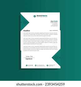 Vektorgrafik-Design für kreative Briefkopfvorlagen für Ihr Unternehmen