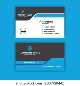 Vector professional elegant modern business card design template