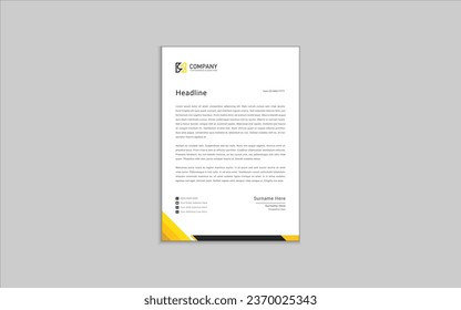 Vektor-professionelle Briefkopfdesign-Vorlage