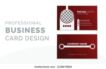 Vector Professional Modern Creative and Clean Business Card Template Design