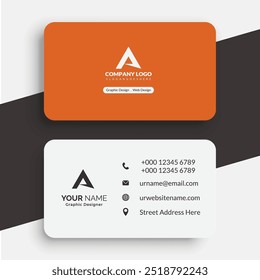 Vector professional style modern business card
