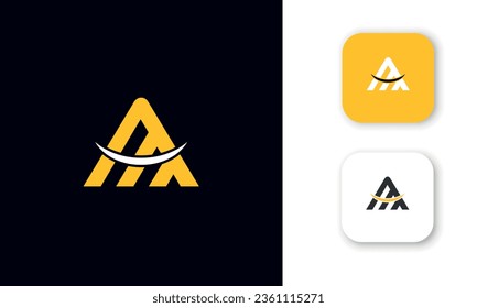 Vector professional Unique modern minimalist logo design template