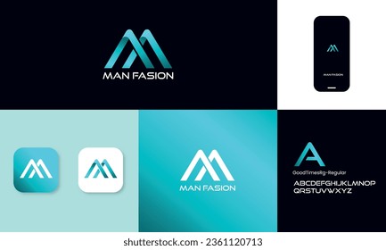 Vector professional Unique modern minimalist logo design template for your own fashion company business.