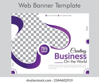 Vector professonal business web banner design template,
 Vector abstract business web banner advertisting template,
