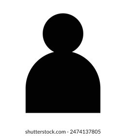 Perfil de Vector Icon. humano, gente icon Vector