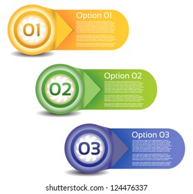 Vector Progress background / product choice or version. eps 10