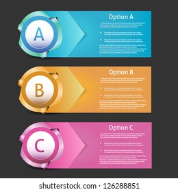 Vector Progress Background / Product Choice or Version