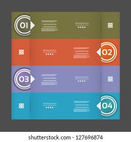 Vector Progress background / product choice or version. Eps 10