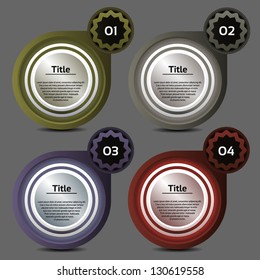 Vector Progress Background / Product Choice or Version