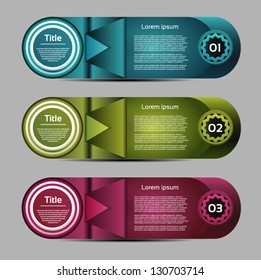 Vector Progress Background / Product Choice or Version