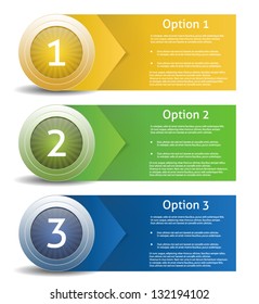 Vector Progress Background / Product Choice or Version