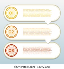 Vector Progress background / product choice or version