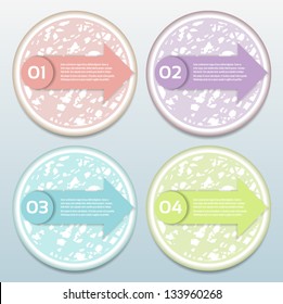 Vector Progress background / product choice or version