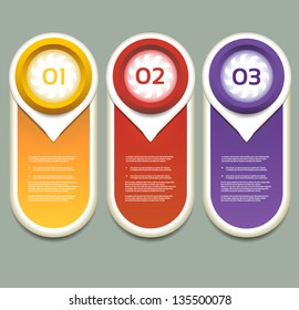 Vector Progress Background / Product choice or Version