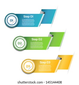 Vector Progress Background / Product Choice or Version