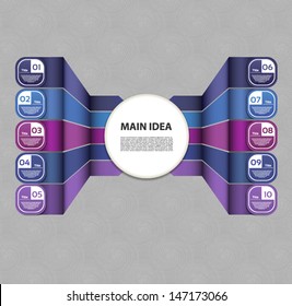 Vector Progress background / product choice or version
