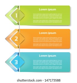 Vector Progress Background / Product Choice or Version. eps 10