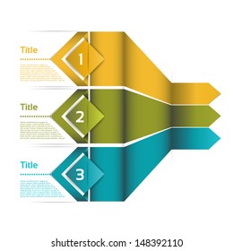 Vector Progress Background / Product Choice or Version. eps 10