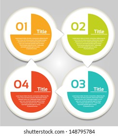 Vector Progress background / product choice or version 