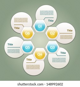Vector Progress background / product choice or version. eps 10