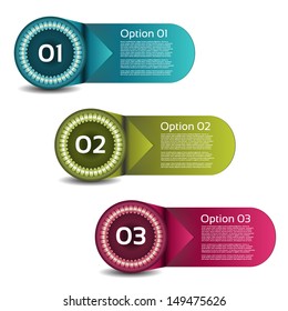 Vector Progress Background / Product Choice or Version