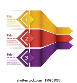 Vector Progress Background / Product Choice or Version. eps 10