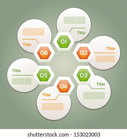 Vector Progress Background / Product choice or Version. eps 10