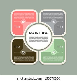 Vector Progress Background / Product Choice or Version